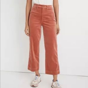 Madewell slim emmett wide-leg pants